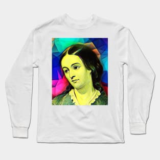 Margaret Fuller Colourful Portrait | Margaret Fuller artwork 6 Long Sleeve T-Shirt